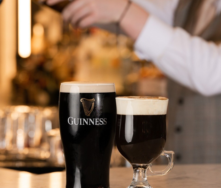 Enjoy a creamy pint of Guinness and a warming Irish coffee at our cosy hotel bar. Perfect for relaxing evenings.